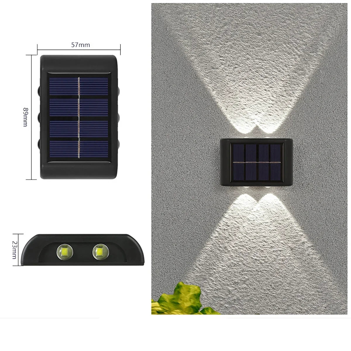Solar Wall Lamp (different colours available)