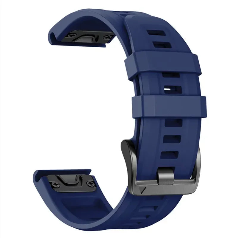Quickfit Silicone Strap for the Garmin Watch Series (available of various range of models and 46 colours)