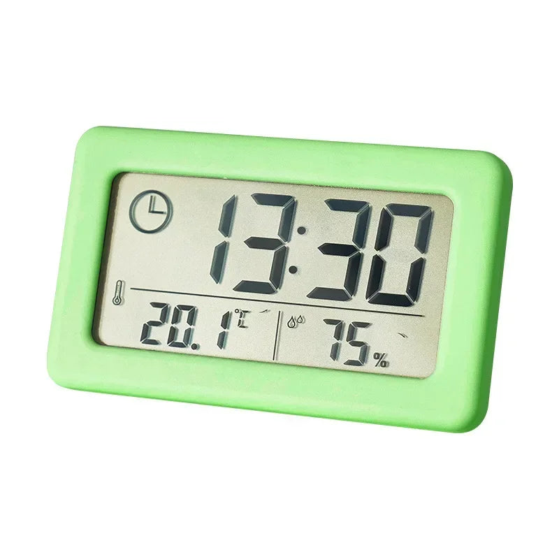 LCD Electronic Clock with Thermometer (5 colours available)