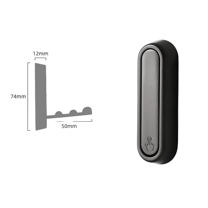 Foldable Aluminium Clothes Hook for RV's and Caravans