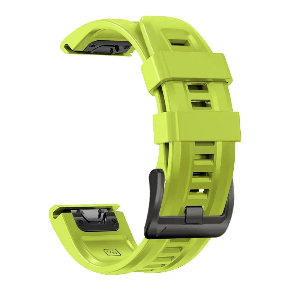 Quickfit Silicone Strap for the Garmin Watch Series (available of various range of models and 46 colours)