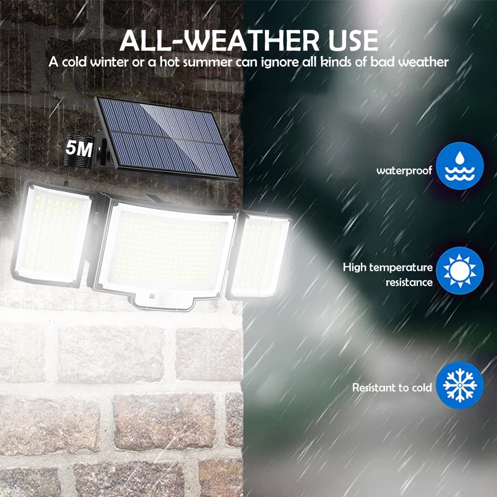 Solar Security Light – Motion Sensor (Waterproof)