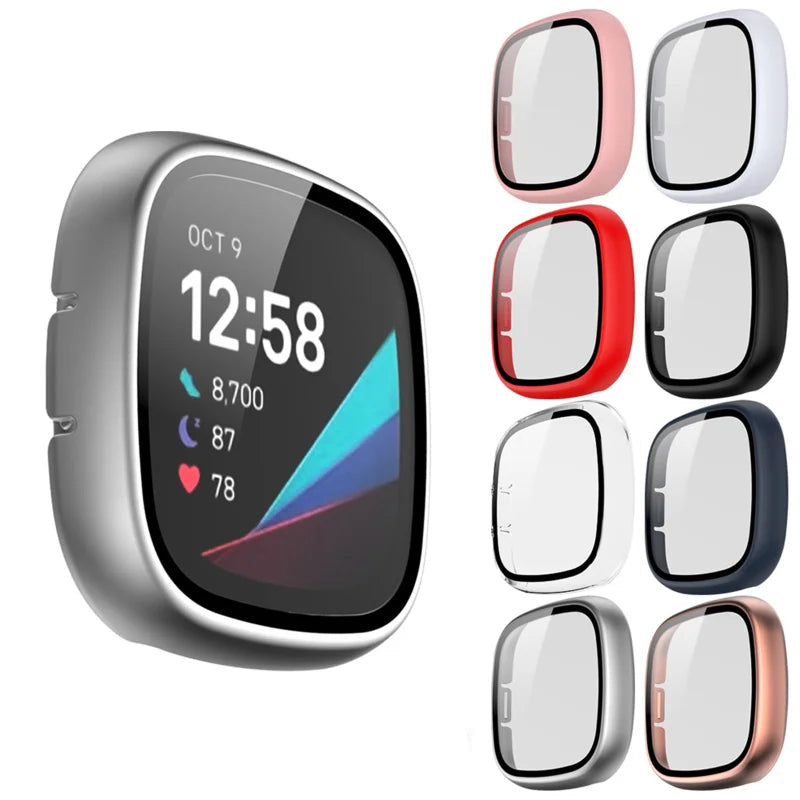 Tempered Glass Case for the Fitbit Sense