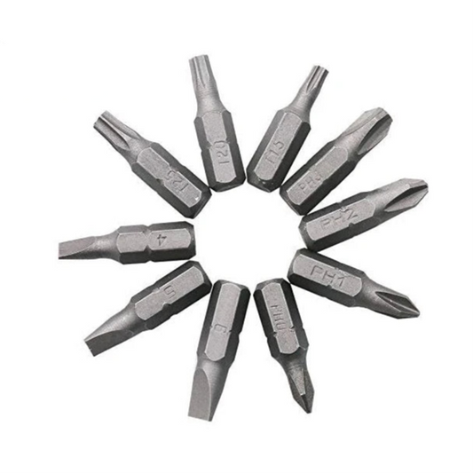 Hex Bit Set for Electric Drills (10Pcs)
