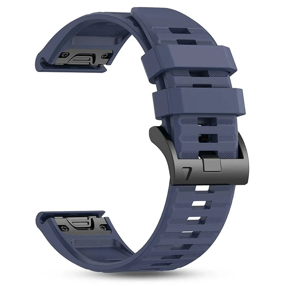 Quickfit Silicone Strap for the Garmin Watch Series (available of various range of models and 46 colours)