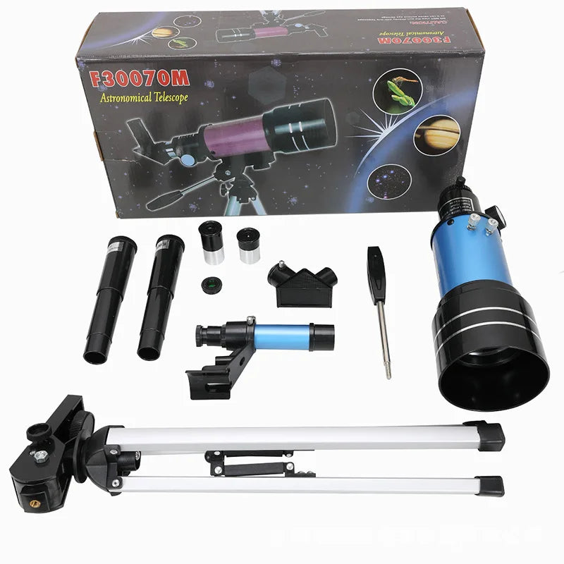 Astronomical Telescope – HD High Magnification with Finder (2 colours available)