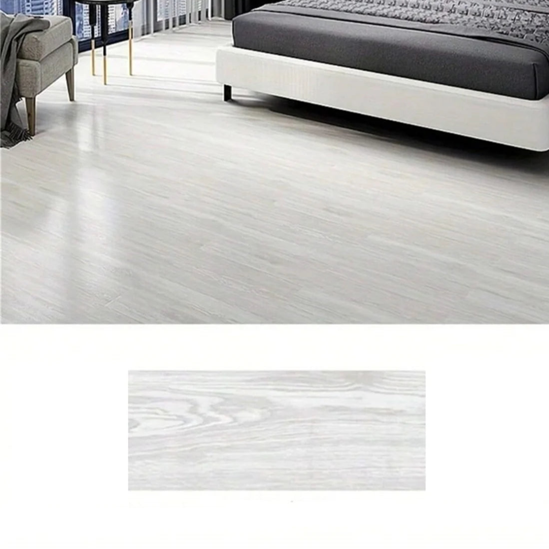 PVC Wood Grain Self-Adhesive Floor Tiles – 40x15cm (10Pcs) (available in 8 designs)