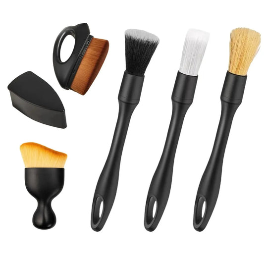Car Detailing Brush Set (4–5PCS)