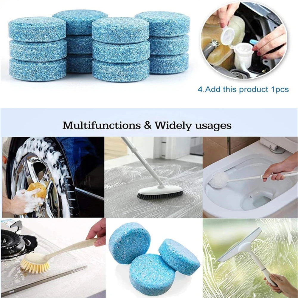 Car Windscreen Cleaner - Effervescent Tablets (available in different quantities)