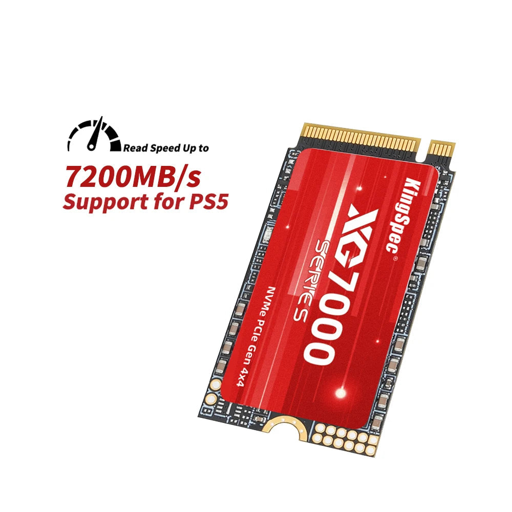 M.2 PCIe NVMe SSD 256GB/512GB/1TB/2TB for Laptop & PS5