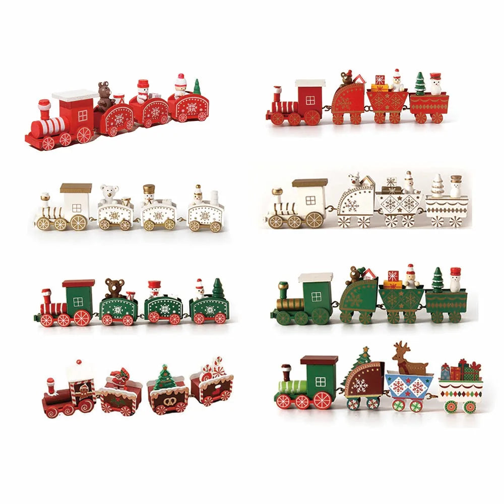 Christmas Wooden Train