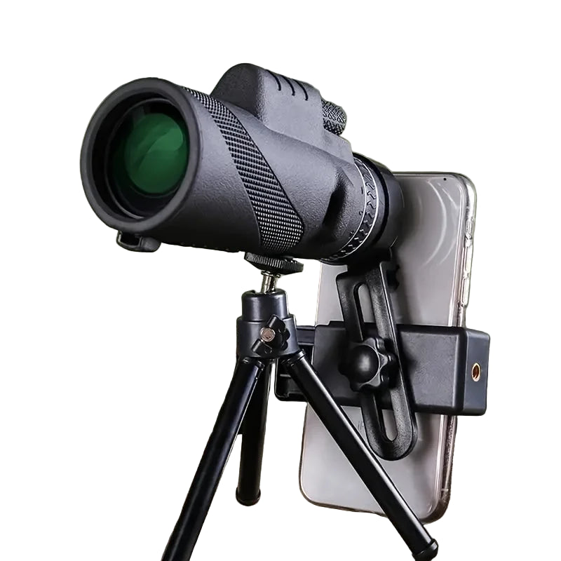 Zoom Monocular Telescope with Tripod & Phone Clip