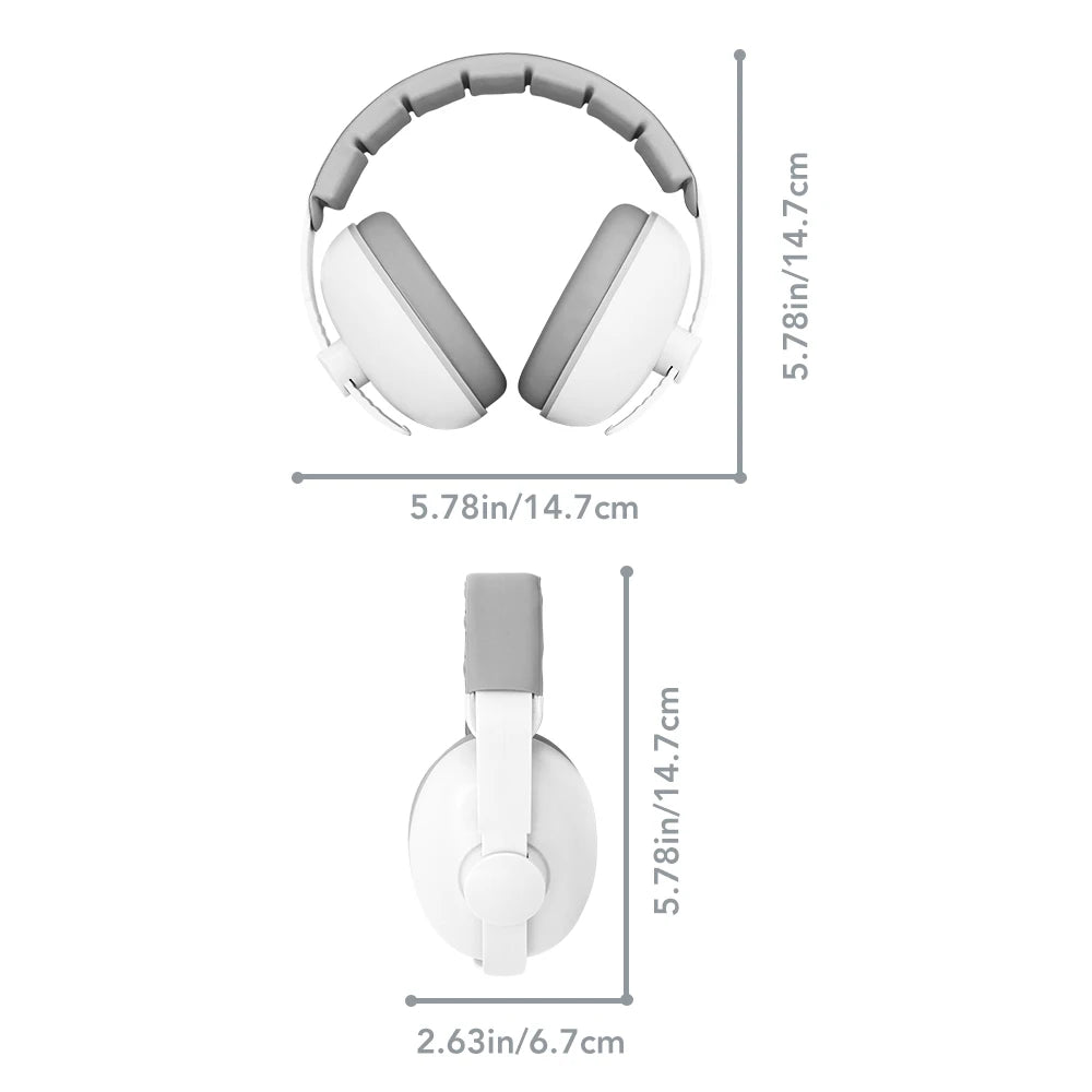 Baby Ear Protection Earmuffs (3 colours available)