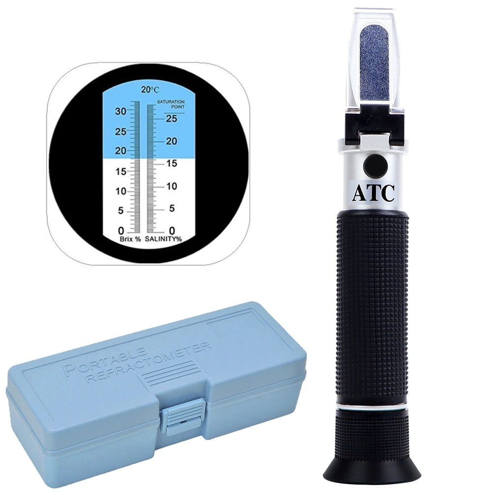 Handheld 2-in-1 Refractometer (available in with or without box)