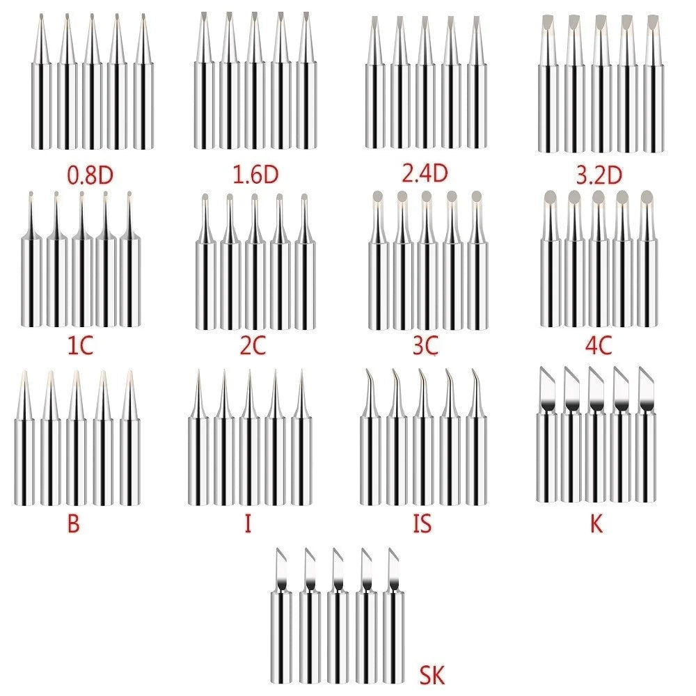 Soldering Iron Tip Set - 900M-T (10pcs)