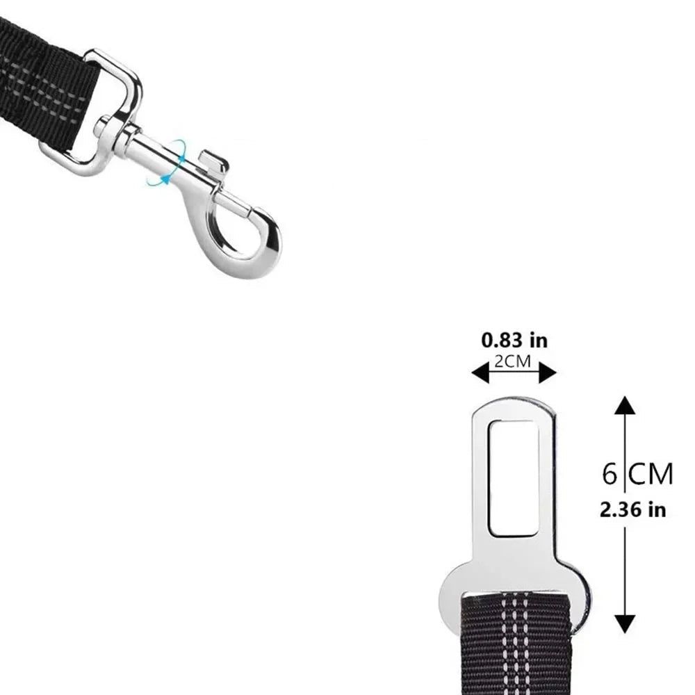 Adjustable Vehicle Harness for Dogs (available in different colors)