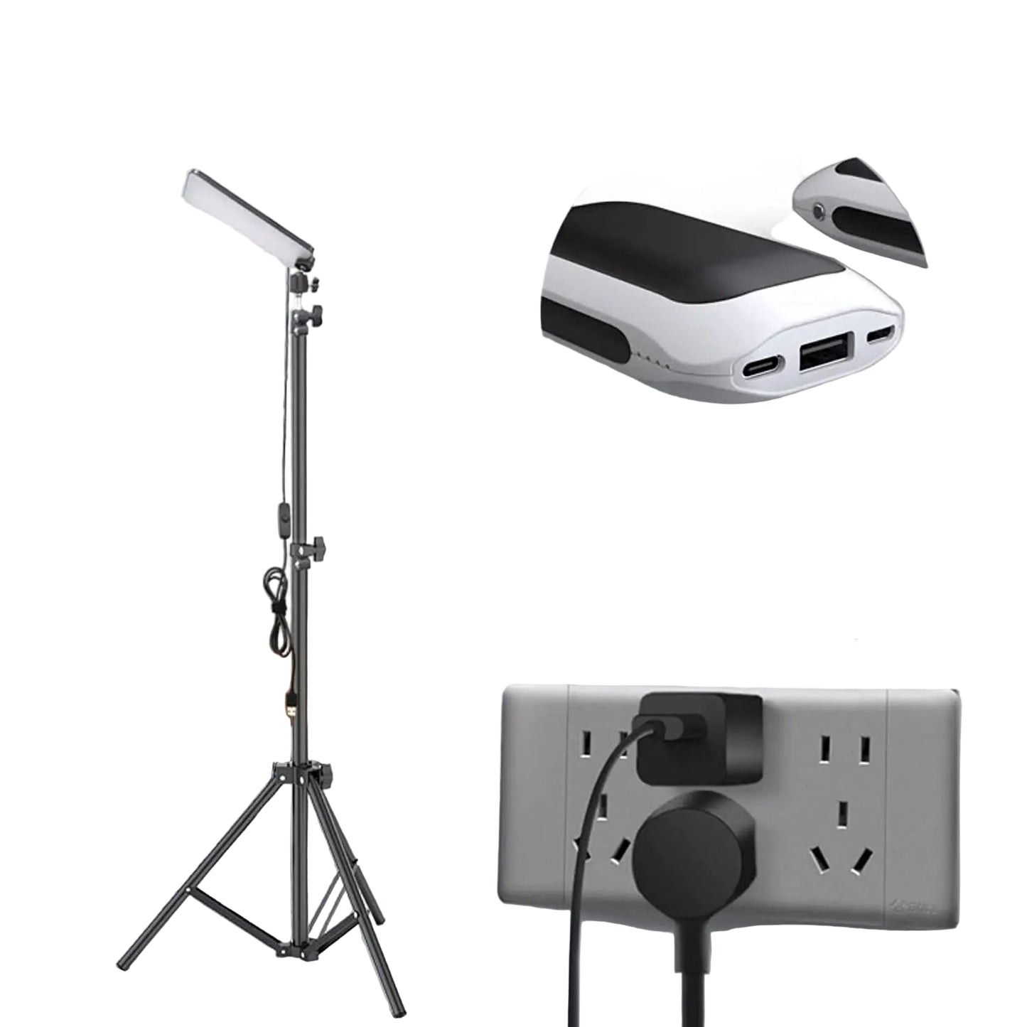 Portable LED Work Light with Tripod Stand (2 types available)