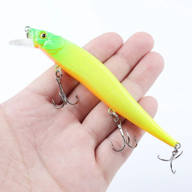 Bionic Hard Fishing Lure with 3D Eyes (11.5cm/14g) – 5/10pcs