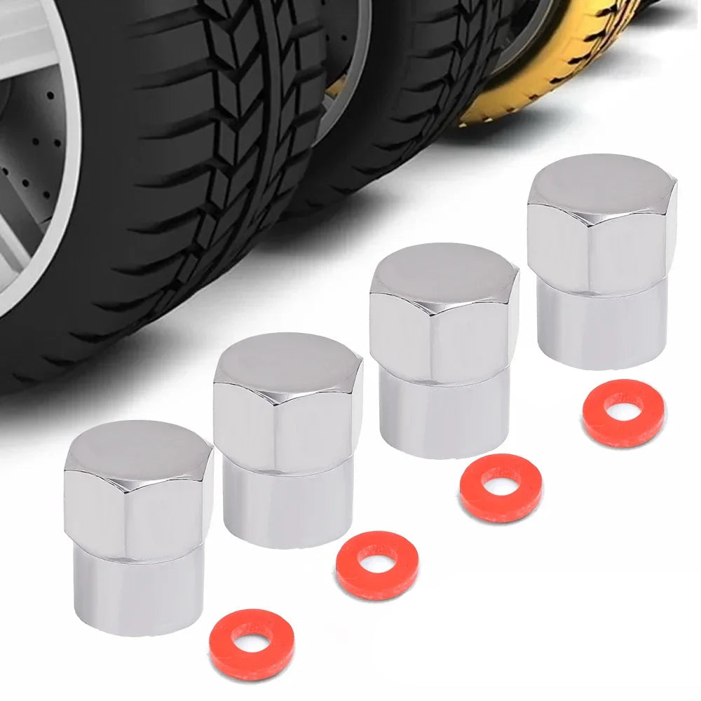Universal Car Tire Valve Stem Caps (1–50pcs)