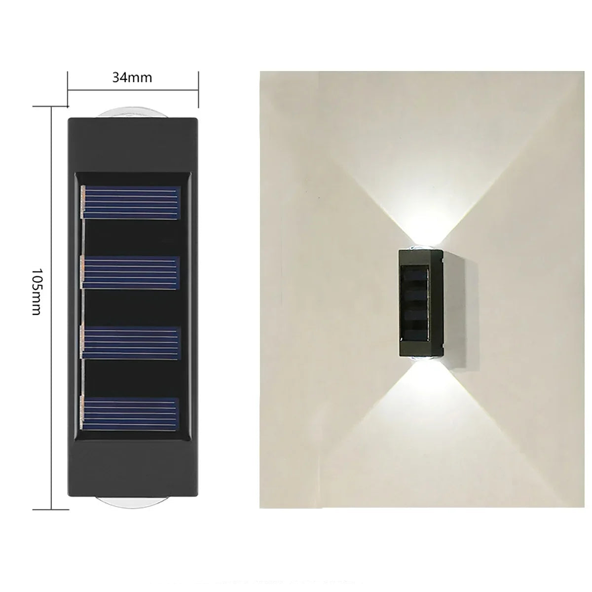 Solar Wall Lamp (different colours available)