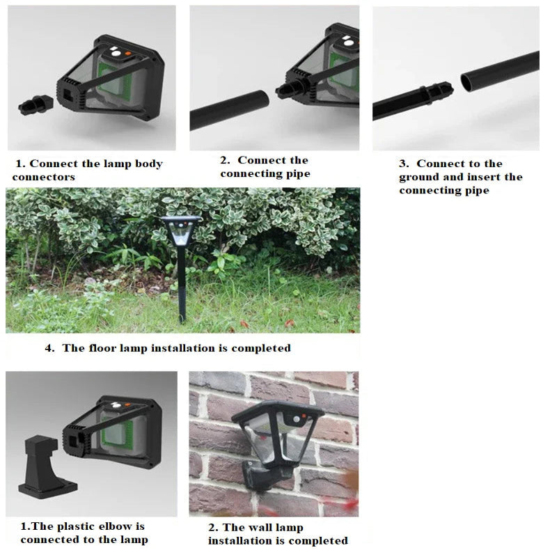Solar Pathway Lights with Motion Sensor