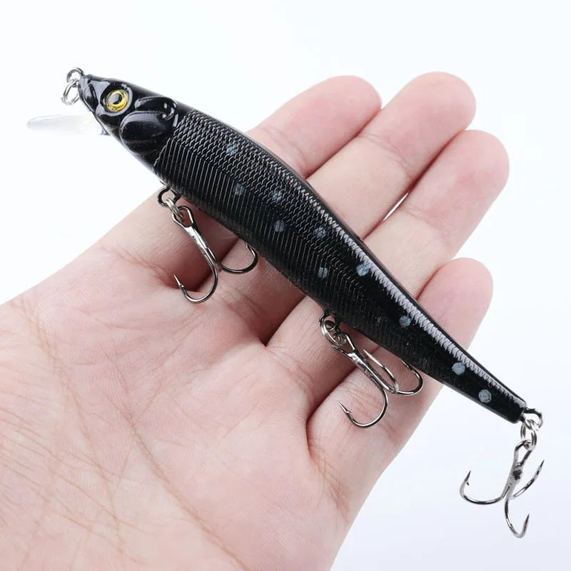 Bionic Hard Fishing Lure with 3D Eyes (11.5cm/14g) – 5/10pcs