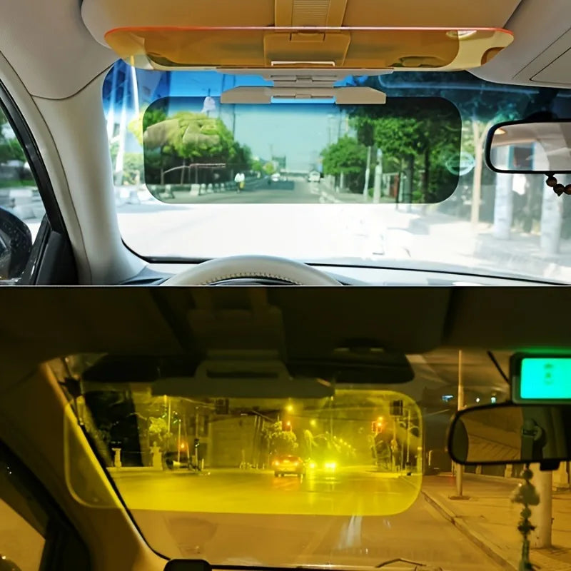 HD Anti-Glare Car Sun Visor – Day & Night Driving Sunlight Protection