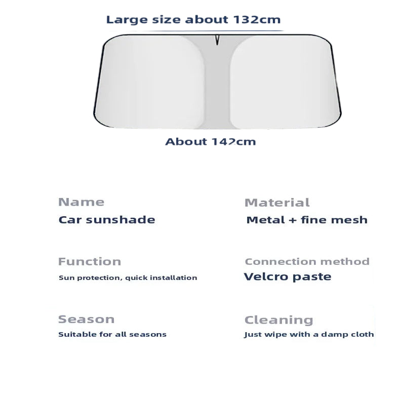 Car Window Sunshade Cover – Folding