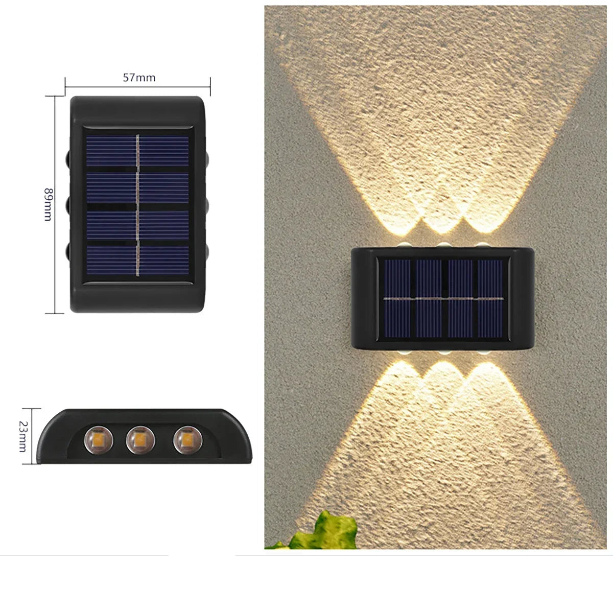 Solar Wall Lamp (different colours available)