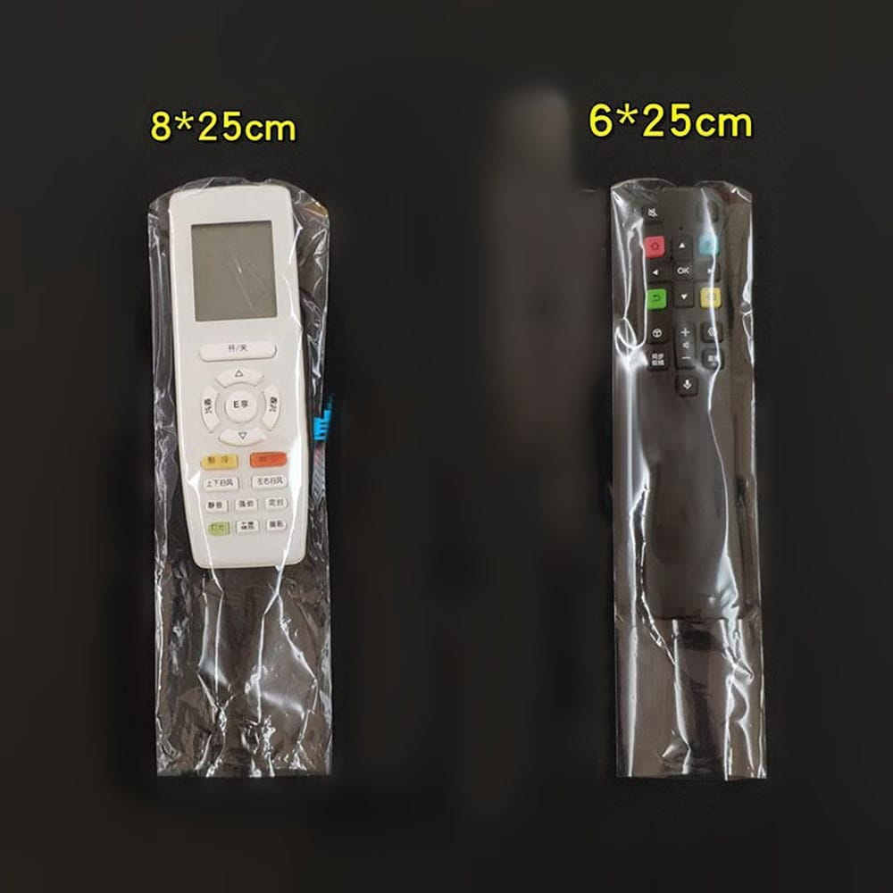 5/10/20PCS Transparent Shrink Film Bag Anti-dust Protective Case Cover For TV Air Conditioner Remote Control Shrink