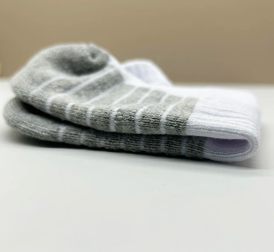 2/4 Pairs Cushioned Cotton Ankle Socks – Men & Women Low-Cut Athletic Sports Socks