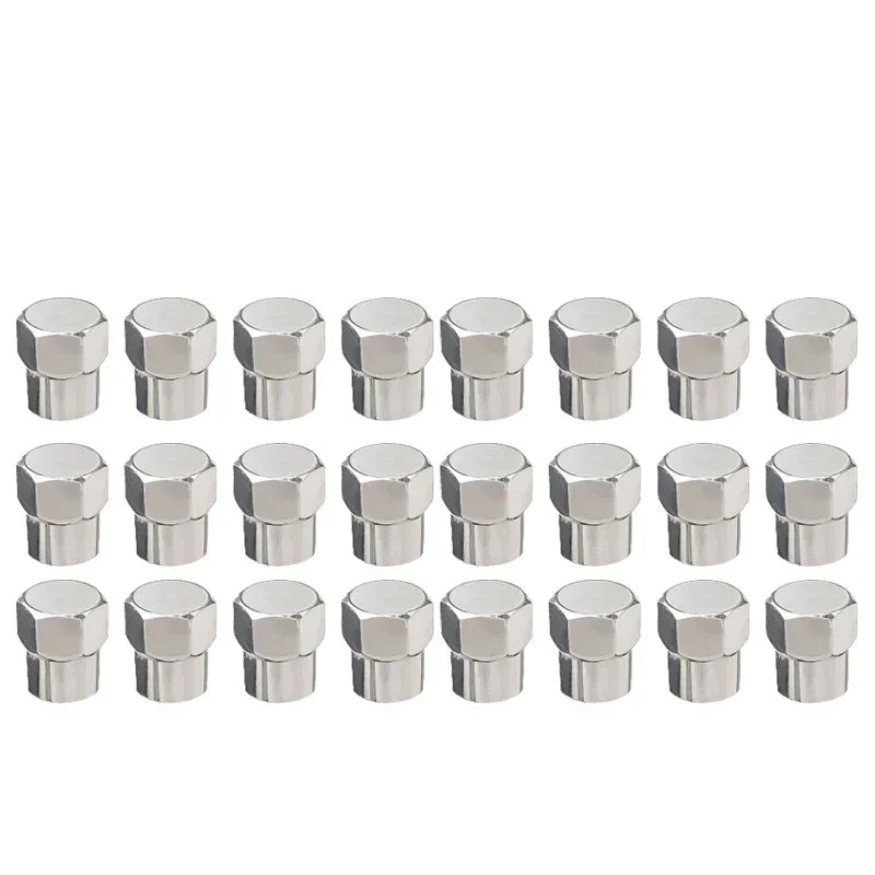 Universal Car Tire Valve Stem Caps (1–50pcs)
