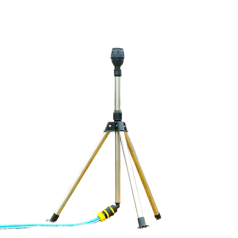 360° Rotating Garden Sprinkler with Tripod Irrigation Stand