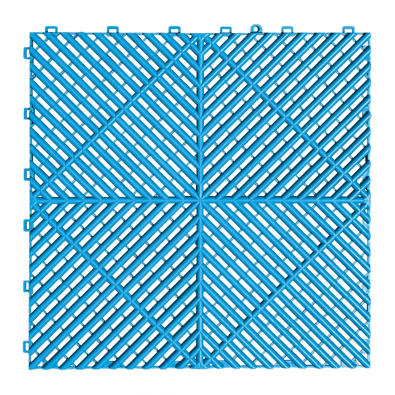 Interlocking Plastic Garage Flooring Tiles (Pack of 25 Tiles)