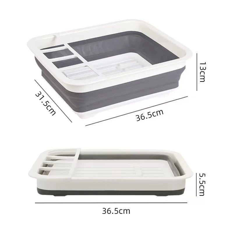 Foldable Dish Rack & Sink for RV, Camper & Boat