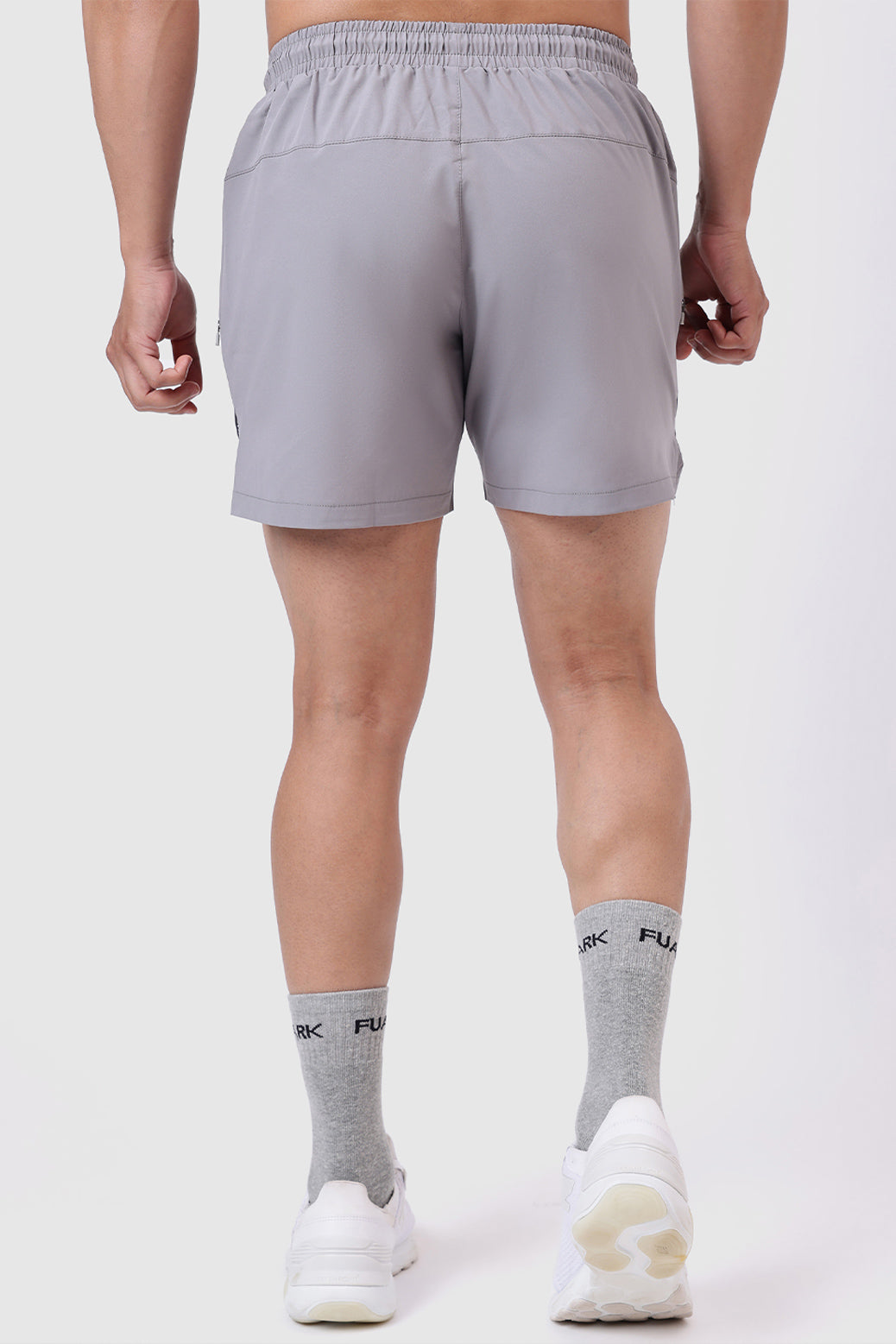 Snap Colourblock Shorts Black