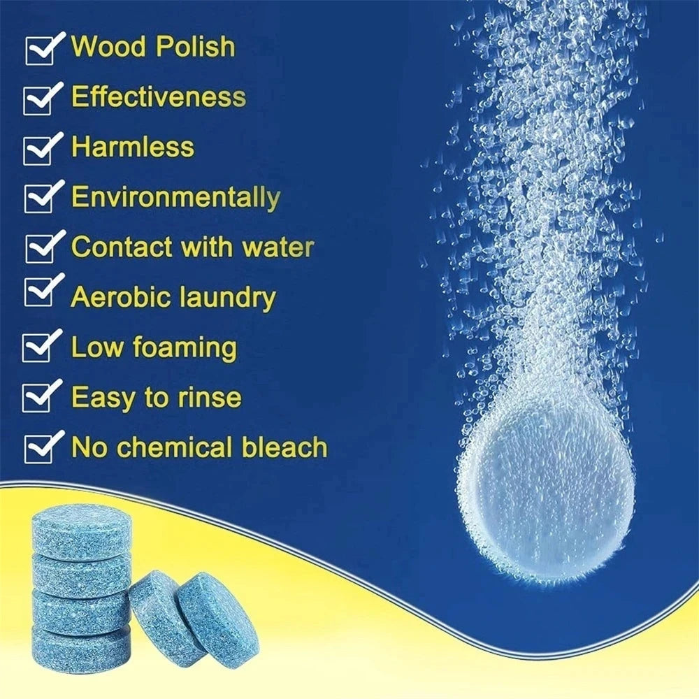 Car Windscreen Cleaner - Effervescent Tablets (available in different quantities)