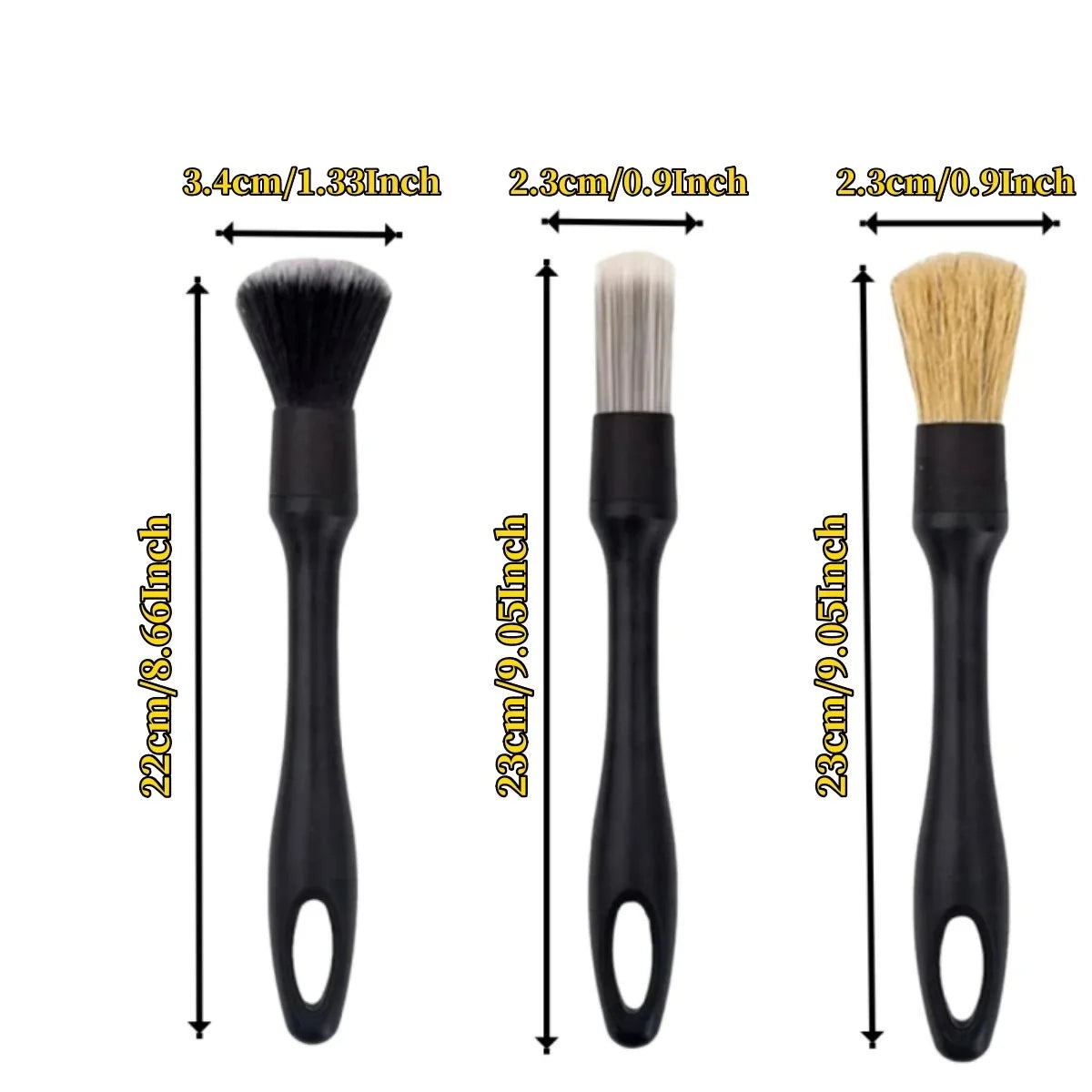 Car Detailing Brush Set (4–5PCS)