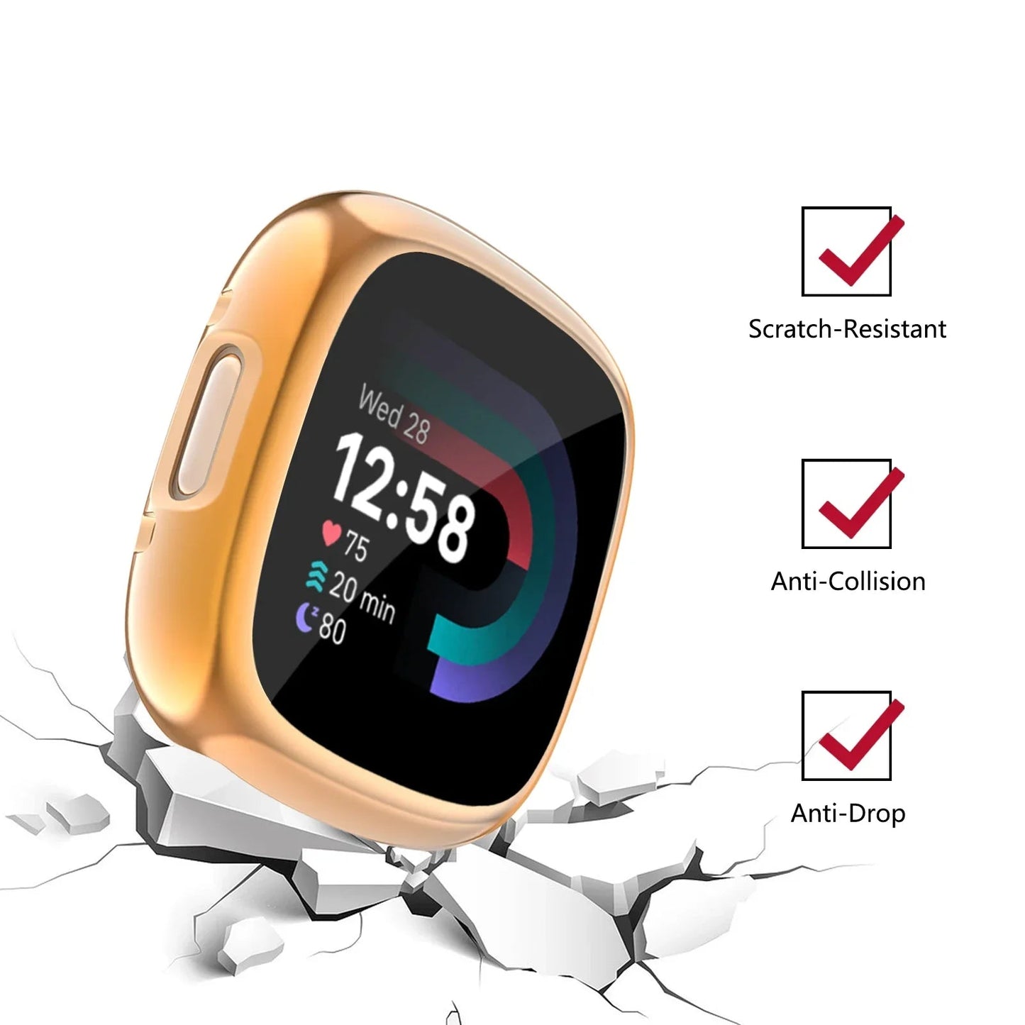 Full Cover Watch Case for the Fitbit Sense 2