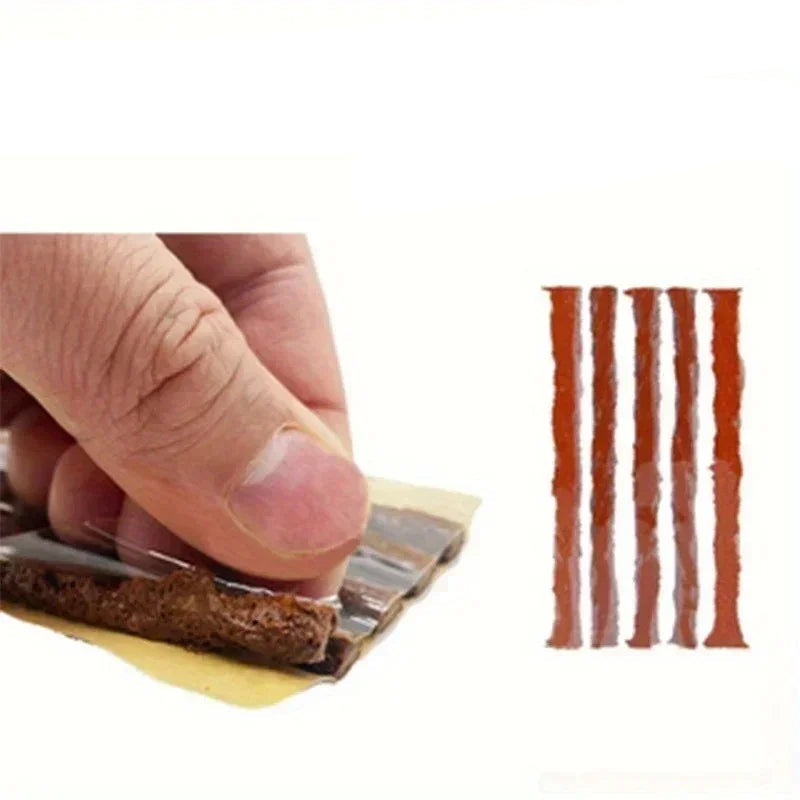 Car Tyre Repair Kit with Durable Strips & Super Glue