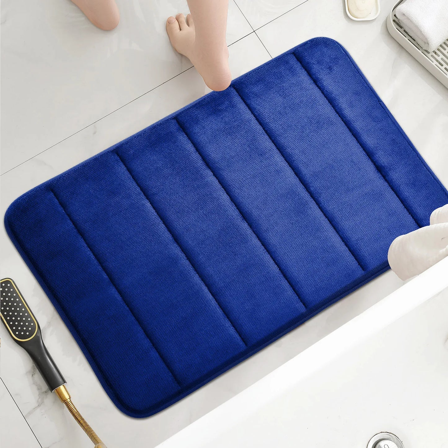 Bathroom Velvet Anti-slip Mat (different colours & sizes available)