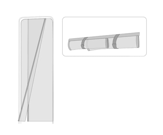 RV / Caravan Mosquito Net Door Curtain