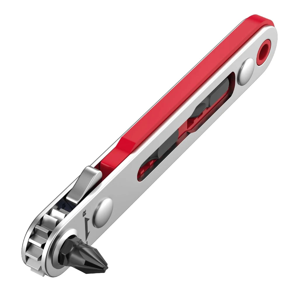 Mini Two-Way Ratchet Screwdriver – Flat/Hex Head (3 type of sets available)