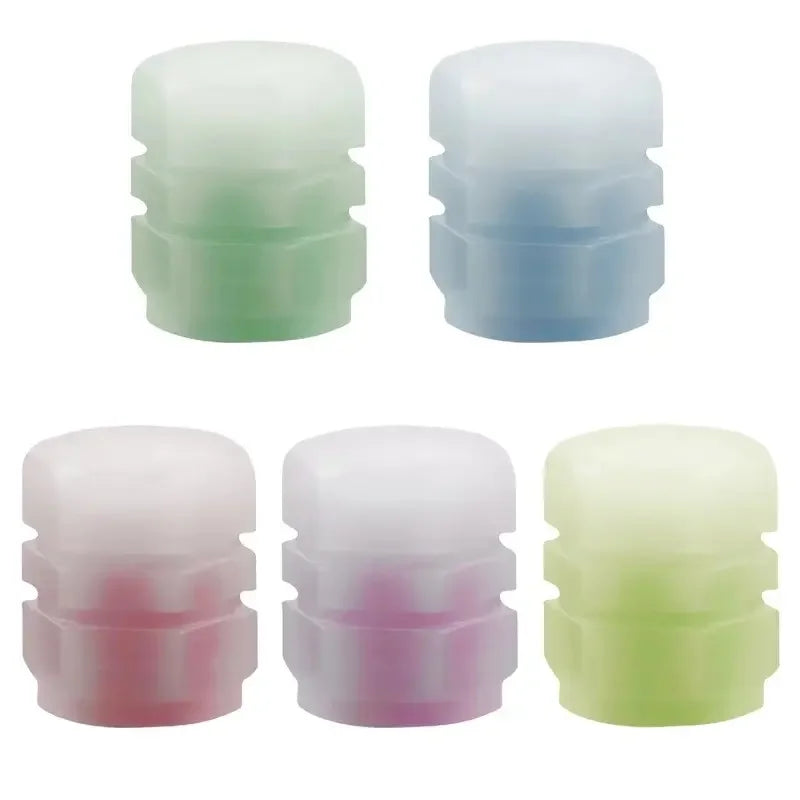 Luminous Fluorescent Tire Valve Caps