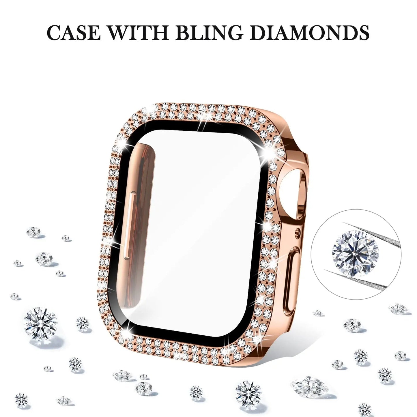 Sparkle Protective Case for the Apple Watch 1, 2 & 3 (38mm) Series