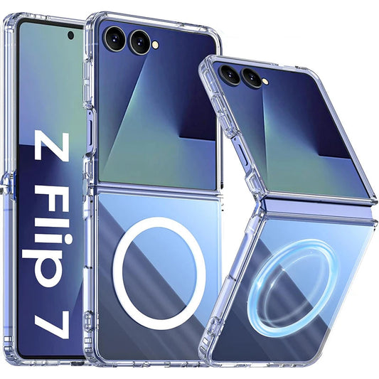 Transparent Magsafe Case for the Samsung Galaxy Z Flip7 (2 types of variant available)