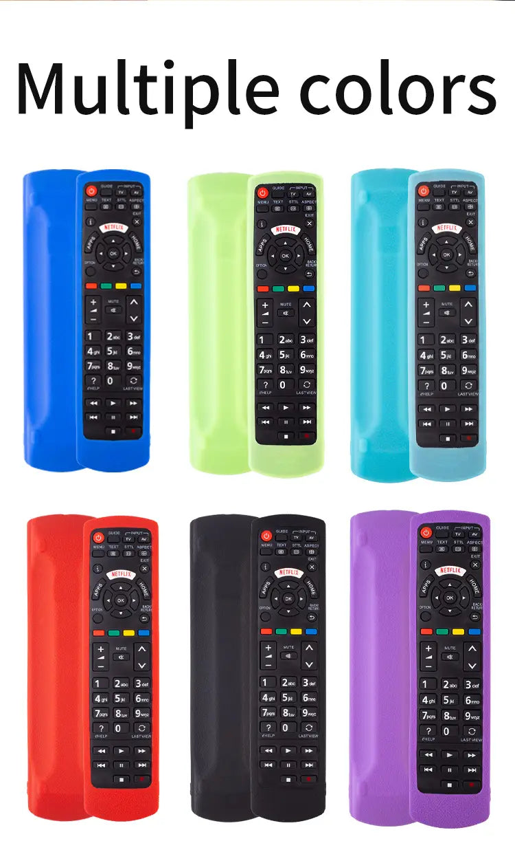 Silicone Case for Universal Remote Control Compatible with All Panasonic TVs Plasma Viera HDTV 3D LCD LED TV/DVD