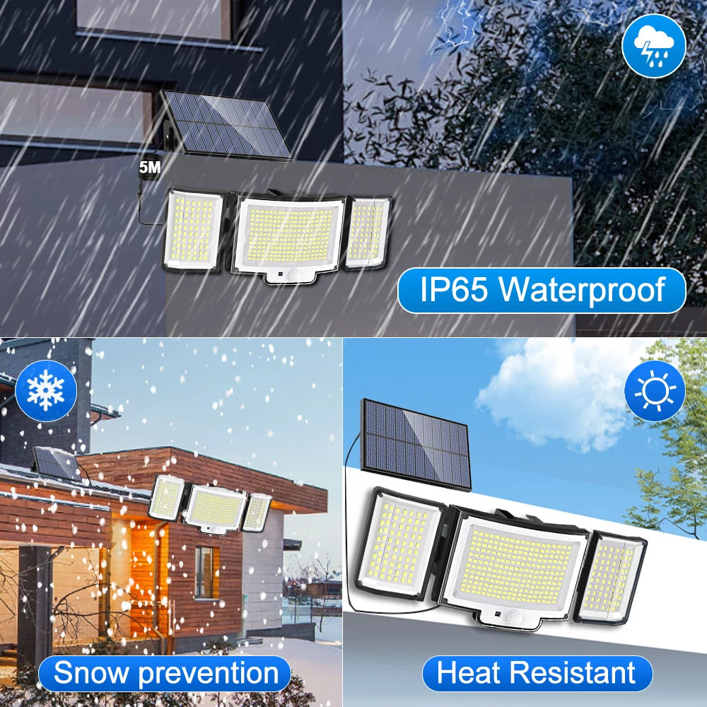 Solar Security Light – Motion Sensor (Waterproof)