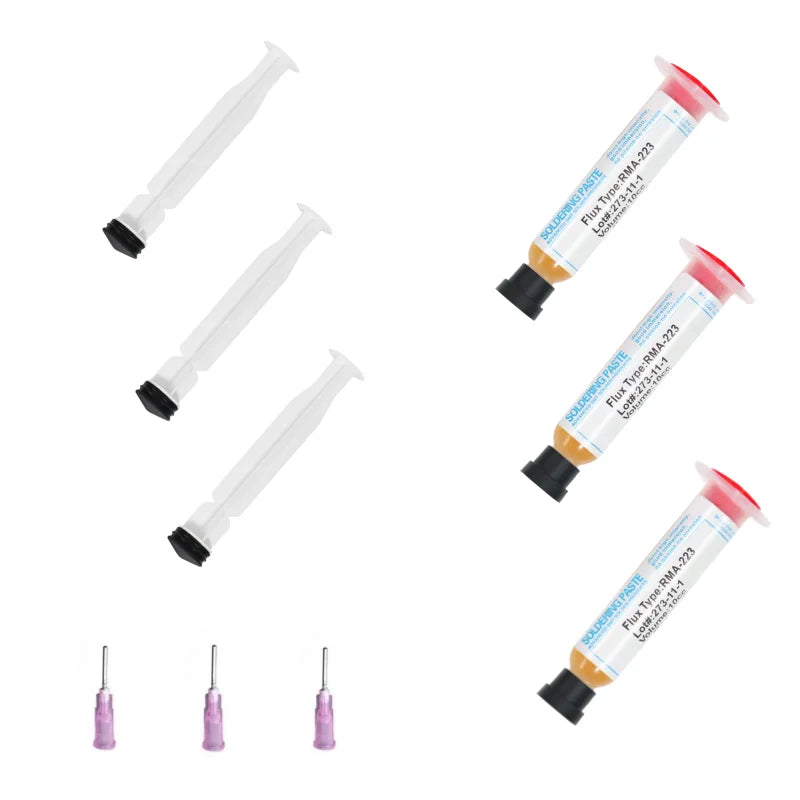 10cc RMA-223 Soldering Flux Paste with Needle (different quantities available)