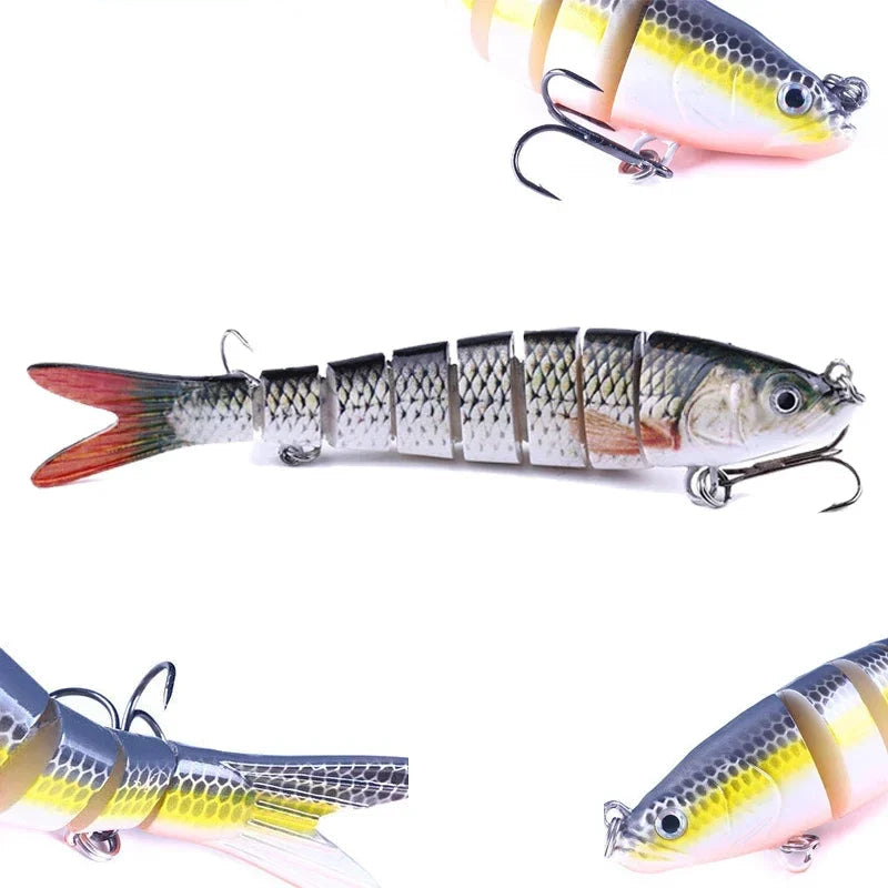 Multi-Jointed Bionic Fishing Lure 10cm/12.4g – 1/3/5pcs